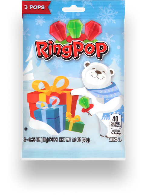 Ring Pop® Christmas 3ct Bag