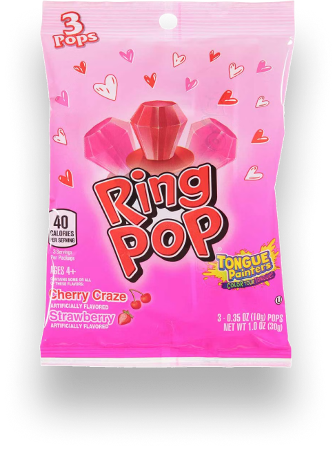 Ring Pop® Valentine 3ct Bag
