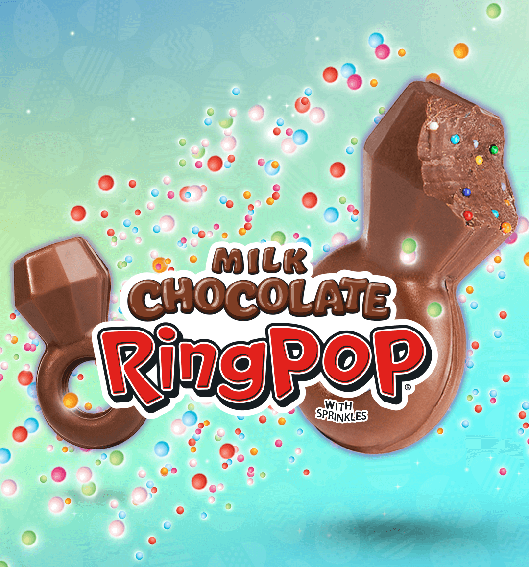 NEW! MILK CHOCOLATE RING POP